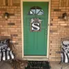 Yzm Cartas Inglesas Transfronterizas Decoración Personalizada para Puerta Principal Colgante para Puerta Accesorios Artesanías de Madera