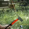 Martillo Multifuncional para Tienda de Campaña al Aire Libre Accesorios para Clavijas de Suelo Levantador de Clavos Martillo para el Hogar Acero de Alto Carbono Martillo de Seguridad para Toldo de Camping