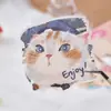 Paquete de Pegatinas Brillantes Momento Lindo de Mascota Gato y Perro Lindos Material de Decoración para Diario Pegatinas Troqueladas Calcomanías de Dibujos Animados
