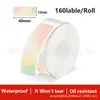 Pegatinas térmicas mini de vacaciones, aptas para impresoras D30/D35/P15, son autoadhesivas, papel térmico de etiquetas de colores para Navidad