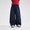 Colección Otoño 2026 Nueva de Haima: Pantalones Elegantes de Otoño para Niños, Pantalones Holgados de Pierna Ancha, Pantalones de Pierna Curva, Moda Infantil de Moda