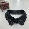 Novo Colarinho Falso da Moda Primavera e Verão, Decoração de Miçangas Bordadas de Alta Qualidade, Colarinho Falso Removível, Colarinho de Camisa Feminina