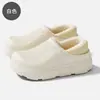 Pantuflas impermeables y pantuflas de algodón para mujer, uso en interiores en casa, resistentes a la suciedad, antimanchas, de felpa, cálidas, con suela gruesa, pantuflas de algodón para hombre al por mayor
