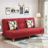 Sofá cama moderno en forma de L para apartamento pequeño, sofá largo de doble uso integrado, en stock, cama plegable doble
