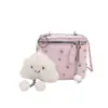Bolsa Mini Acolchada Bordada Estilo Coreano de Comercio Exterior para Mujer 2026 Nuevo PU Versátil Moda Cadena de Remaches Cruzada Pequeña Cuadrada