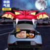 Nuevo modelo de aire de Halloween decoración de maletero de coche alas de murciélago luminosas LED suministros para fiesta de modelo de aire para coche