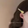 Pinza para el cabello Pipa de flor antigua Temperamento femenino Flequillo Clip lateral Pinza para el cabello Rojo de internet Tocado Hanfu Moda Clip de pico de pato