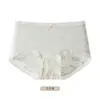 Ropa Interior Femenina de Encaje Francés, de Cintura Media, Antibacteriana 7A, Semitransparente, Sexy, Puro Deseo, Amigable con la Piel, Tanga Femenina al por Mayor