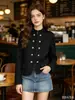 Ropa de mujer estilo europeo y americano para comercio exterior transfronterizo marca Z 2026 ZA nuevo producto chaqueta versátil ajustada con hombreras personalizada