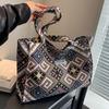 Bolso Tote de Gran Capacidad Estilo Étnico para Estudiantes de Secundaria para Mujer Ins2026 Nuevo Bolso de Hombro de Moda para Viajes