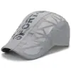 Nueva Gorra de Béisbol para Hombre de Verano Ultra Ligera Ultra Delgada Deportiva con Letras Malla Transpirable Visera Solar Secado Rápido