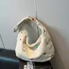 Bolso Cruzado Bordado Versátil para Viajes Diarios Bolso de Pana Rayada para Mujer 2026 Nuevo Pequeño de Nicho Gran Capacidad Bolso de Hombro Único