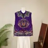 Chaleco con Bordado Pesado Estilo Chino Nuevo Zhi Li Nube Ruyi Hombro Otoño 2026 Nuevo Modelo Chaleco de Mujer Lujoso y Elegante
