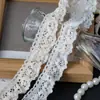 Em estoque 2,0 CM Dentado Vazado Dente de Cachorro Fio de Algodão Elástico Renda DIY Roupa de Boneca Renda Elástica