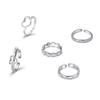 Anillo de Mariposa Popular Transfronterizo Europeo y Americano Anillo Abierto Multijunta Set de Anillos Transfronterizo Más Vendido Set de 22 Anillos de Corazón