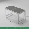 Mesa Plegable para Montaje de Puesto Exterior, Uso Comercial, Mesa de Comedor Rectangular Portátil, Mesa Plegable para Decoración y Ceremonias de Inauguración
