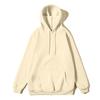 Suéter con capucha de otoño e invierno, sudadera holgada grande en blanco de estilo europeo y americano