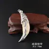 Novo Pingente de Dente de Lobo para Homens, Personalizado e Ousado Ornamento de Dente de Cão Lobo, Dente de Mastiff Protetor Vintage, Presente Versátil para Estudantes