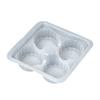Caja de embalaje blíster para ingredientes de olla caliente, bandeja para alimentos frescos, embalaje desechable, caja de PP, soporte interior blíster, personalización