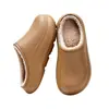 Pantuflas de algodón para mujer, nuevo estilo de invierno 2026, con punta cerrada, suela gruesa, forro de felpa para abrigar, impermeables, antibacterianas y resistentes al olor, cómodas pantuflas de algodón para invierno