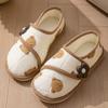 Sapatos de Confinamento para Gestantes Desenho Animado para Mulheres na Primavera e Outono, Bolsa Fofa para Casa Pós-Parto Antiderrapante Respirável com Solado Macio Pantufas de Algodão para Mulheres em Todas as Estações