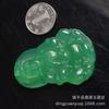 Natural Alta Gelo Verde Calcedônia Guanyin Buda Pingente Ágata Dagao Guan Gong Mil Mãos Guanyin Cadeia de Lã Pingente de Jade Masculino