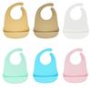 Liquidação Babadores de Silicone Infantil Transfronteiriços Babadores Tridimensionais para Bebê Sem Lavagem Babadores para Baba Babadores de Silicone de Grau Alimentar