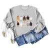 Desejo estampa de galinha Ação de Graças moda europeia e americana camisa de manga comprida ebay suéter plus size atacado