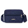 Bolso para Mujer de Mediana Edad Bolso de Tela Multicapa Cartera Colección de Negocios Bolso Cuadrado Pequeño Casual Coreano Bolso para Madre Bolso de Hombro Cruzado Moderno