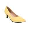 Zapatos de tacón alto de punta con costuras nuevas y charol de boca poco profunda, talla 32-48, zapatos de comercio exterior