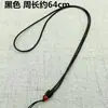 Collar de Cuerda para Hombres y Mujeres Negro Rojo Café Ágata Roja Colgante de Jade Cordón Cordón de Jade Línea de Cera de Cuero Coreana Cordón para Colgante