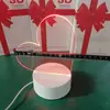 Luz nocturna de tablero de mensajes 3D regalo ambiente cálido creativa para dormitorio mesita de noche DIY pieza transparente USB escritura a mano lámpara de mesa