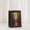 Centro Comercial Evento Día del Padre Bolsa de Regalo de Papel Kraft Fiesta Bolsa de Regalo para Fiesta Bolsa de Empaque Universal Venta al por Mayor