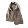Cachecol de Cashmere Infantil Inverno Quente Espessado Cor Sólida Torcido Meninos e Meninas Cachecol Cobertura de Pescoço para Estudante Bebê
