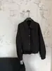 Chaqueta de algodón lavado vintage estilo coreano GAGD para mujer, nuevo otoño 2026, chaqueta corta versátil de corte holgado estilo americano con cremallera