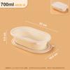 Lonchera desechable biodegradable cuadrada almidón de maíz tres compartimentos cuatro compartimentos cinco compartimentos seis compartimentos caja para llevar embalaje caja para ensalada