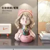 Portalápices niña almacenamiento de llaves adorno decoración del hogar entrada mueble de TV mueble de vino dormitorio escritorio caja de maquillaje
