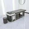 Comercio Exterior Cabezal de Acero Inoxidable Cama de Champú para Terapia Capilar Barbería Salón de Peluquería Salón de Belleza Circulación de Agua Fumigación Terapia de Masaje Tailandés