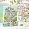 Senhor. Adesivos de Paisagem 3D da Paper, Série Kaleidoscópio Parte 3, Adesivos Originais de Cena Temática de Jardim Estilo Europeu