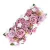 Nuevo Arreglo Floral de Piso para Boda Flor de Seda Artificial Flor Acabada Decoración L Arreglo Floral de Eucalipto t Guía de Camino de Escenario Arte Floral para Boda
