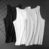 Camiseta Regata Masculina de Algodão Puro Fina de Verão, Tamanho Grande para Homens de Meia-Idade e Idosos, Regata Esportiva de Corte Amplo para Pessoas Altas e Fortes
