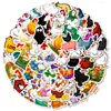 56 Pegatinas de Graffiti de Pollo Divertidas de Dibujos Animados Nuevas Transfronterizas Gallo y Gallina Lindos Pegatinas para Cuaderno Papelería Venta al por Mayor