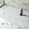 Tapete de Banheiro Patchwork Amazon para Casa Chuveiro Antiderrapante Tapete de Chão Vazado Impermeável Tapete para Pés de Vaso Sanitário Chuveiro