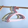 Percha de Plástico para Ropa Percha para Dormitorio Estudiantil Estante Doméstico sin Costuras para Secar Ropa Soporte para Ropa Antideslizante con Esquina Anti-Hombro