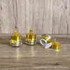 Una botella corona de 5g10g15g botella de plástico para crema muestra de crema botella de prueba de crema facial