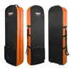 Bolsa de viaje para golf de fábrica, hecha de nailon, plegable, con ruedas convenientes, adecuada para equipaje facturado de aerolínea, bolsa de golf al por mayor