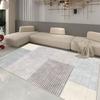 Nordic sala de estar grande tapete sofá mesa de centro luz luxo moderno minimalista quarto tapete casa totalmente coberto cristal veludo tapete