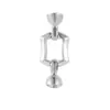 Materiales para Joyería Hecha a Mano Collar con Colgante de Cola de Pez Hebilla Ot Hebilla de Perla Pulsera Hebilla Versátil Hebilla de Cadena de Perlas