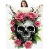 Manta Flannel Digital Impresión Halloween Cómoda Suave Cálida Terciopelo Doble Cara Pequeña Manta Aire Acondicionado Manta Sofá