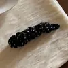 Estilo Coreano Doce Poá Presilha Banana Presilha Vertical de Alto Padrão Presilha de Rabo de Cavalo para Mulheres Parte de Trás da Cabeça Presilha de Cabelo Versátil Acessórios de Cabelo Headwear